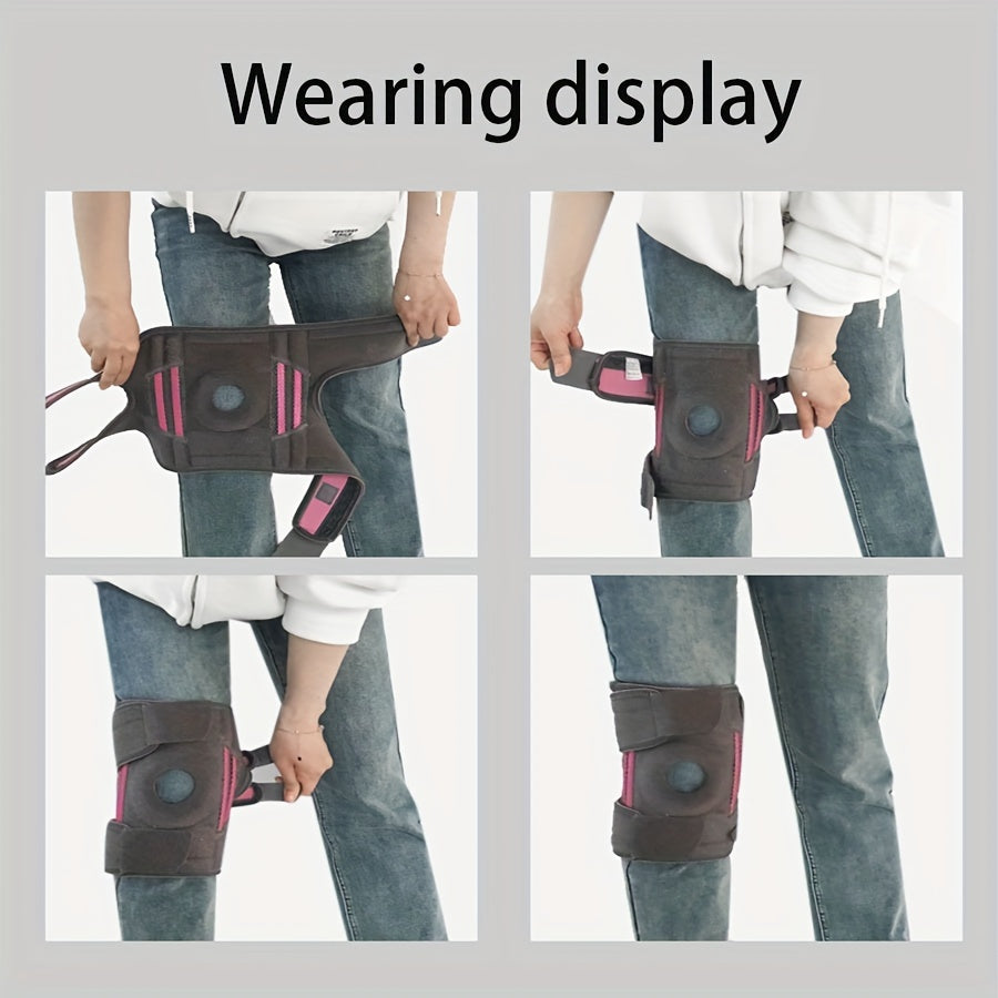 Compression Strap Sports Knee Pads Breathable Meniscus Joint Running Cycling