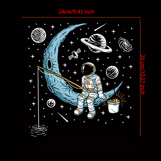 Astronaut Pattern Iron On Transfer Sticker DIY Clothing T Shirt Backpack