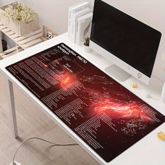 Large Mouse Pad Gun Disassembly Pattern Desktop Mat
