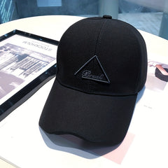 Irregular Brim Cotton Baseball Cap Candy 3D Embroidery Couple Sun Hat