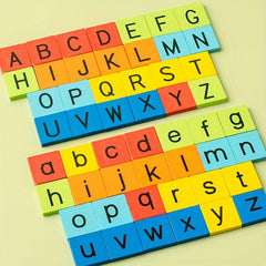 Wooden Spelling Game for Kids 26 Alphabet Letters Educational Cognitive Toy