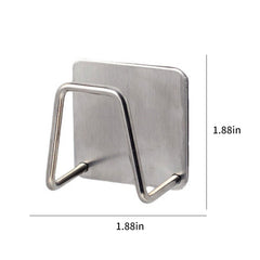 Stainless Steel Sponge Holder Wall Mount Sink Drain Rack