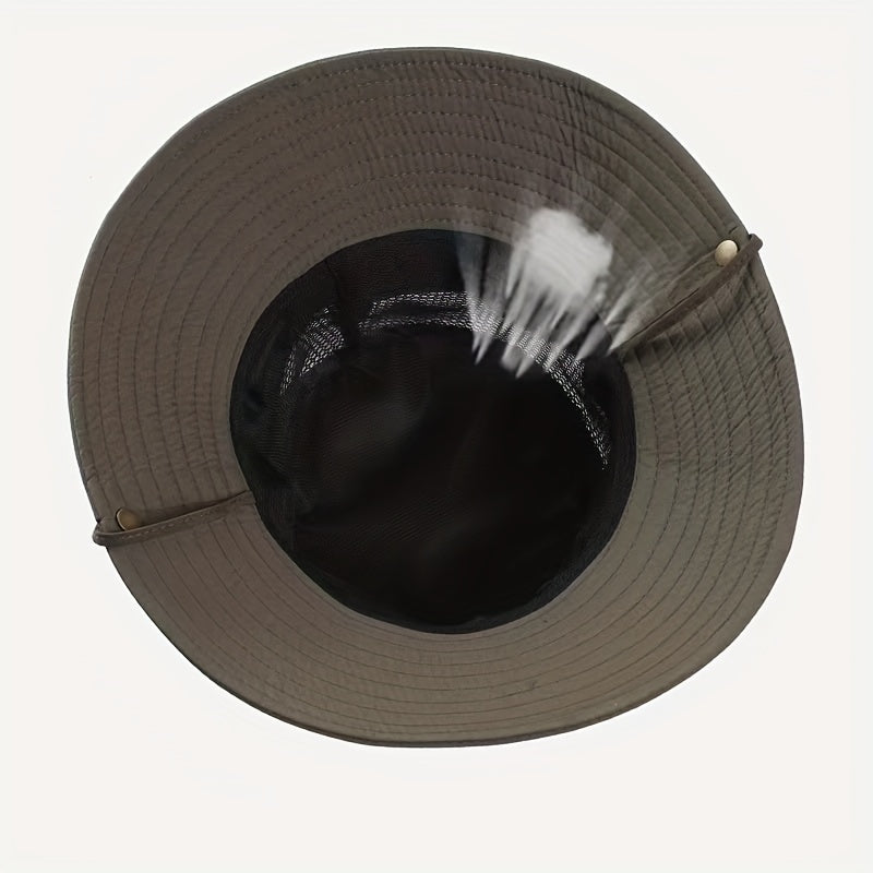 Breathable Mesh Top Bucket Hat for Outdoor Activities