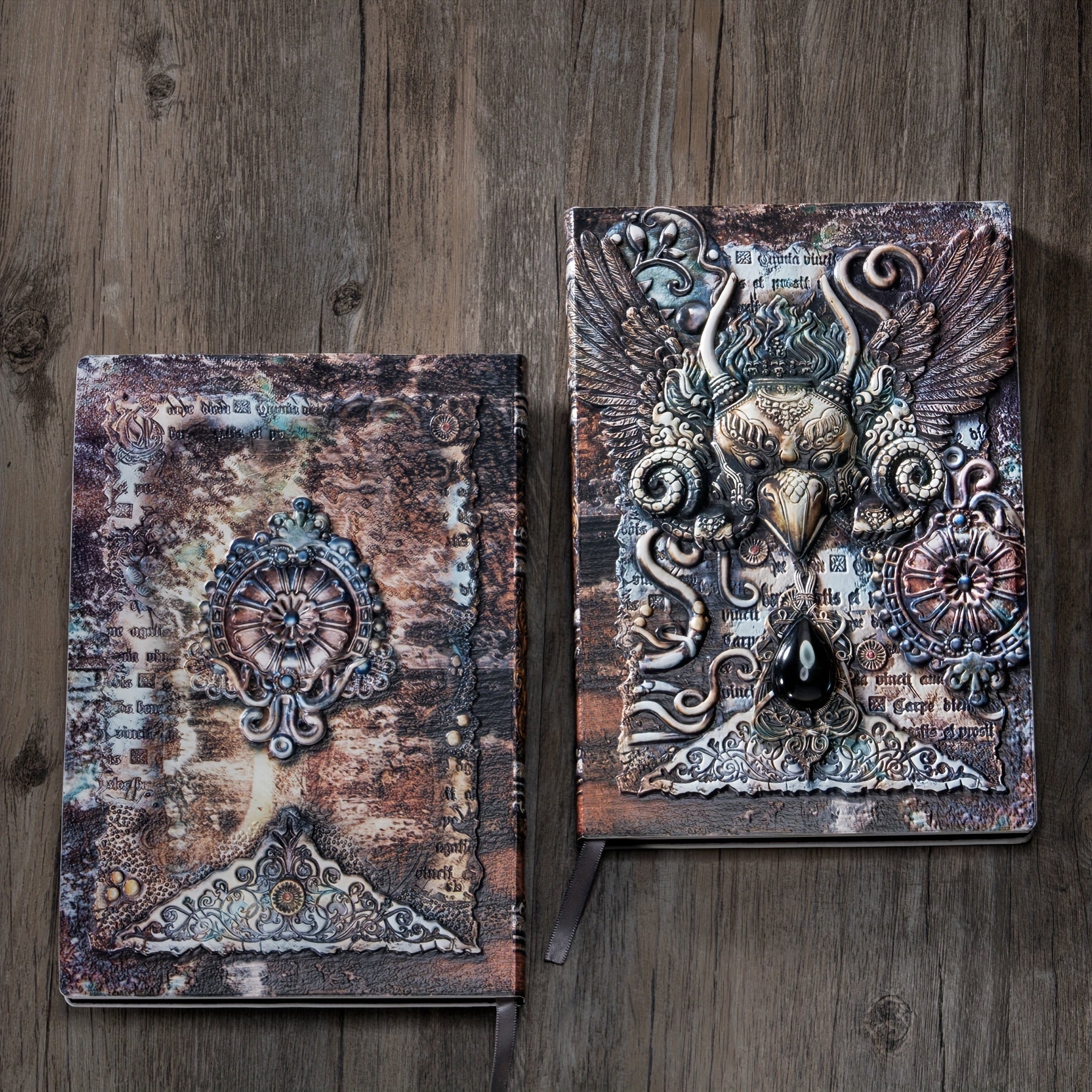 Vintage Relief Strange Bird A5 Notebook 100 Sheets
