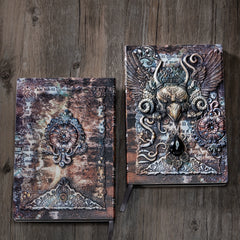 Vintage Relief Strange Bird A5 Notebook 100 Sheets