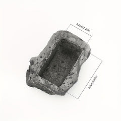 Stone Storage Box Key Insurance Outdoor Organizer Case