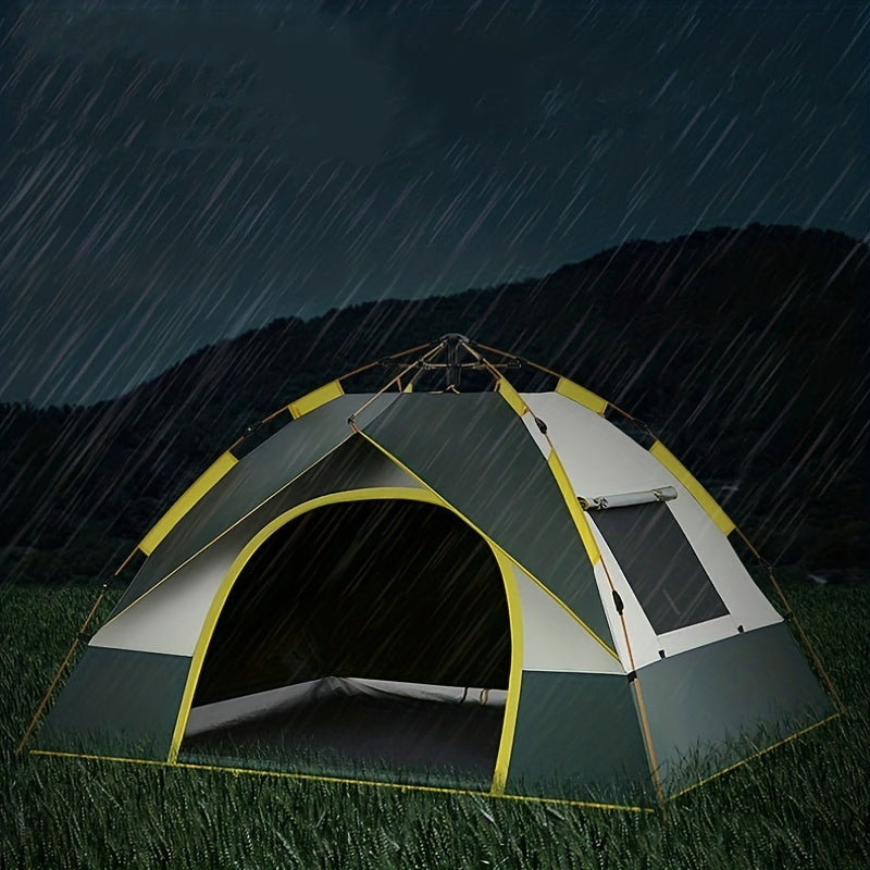 4 Person Pop Up Camping Tent Waterproof & Windproof