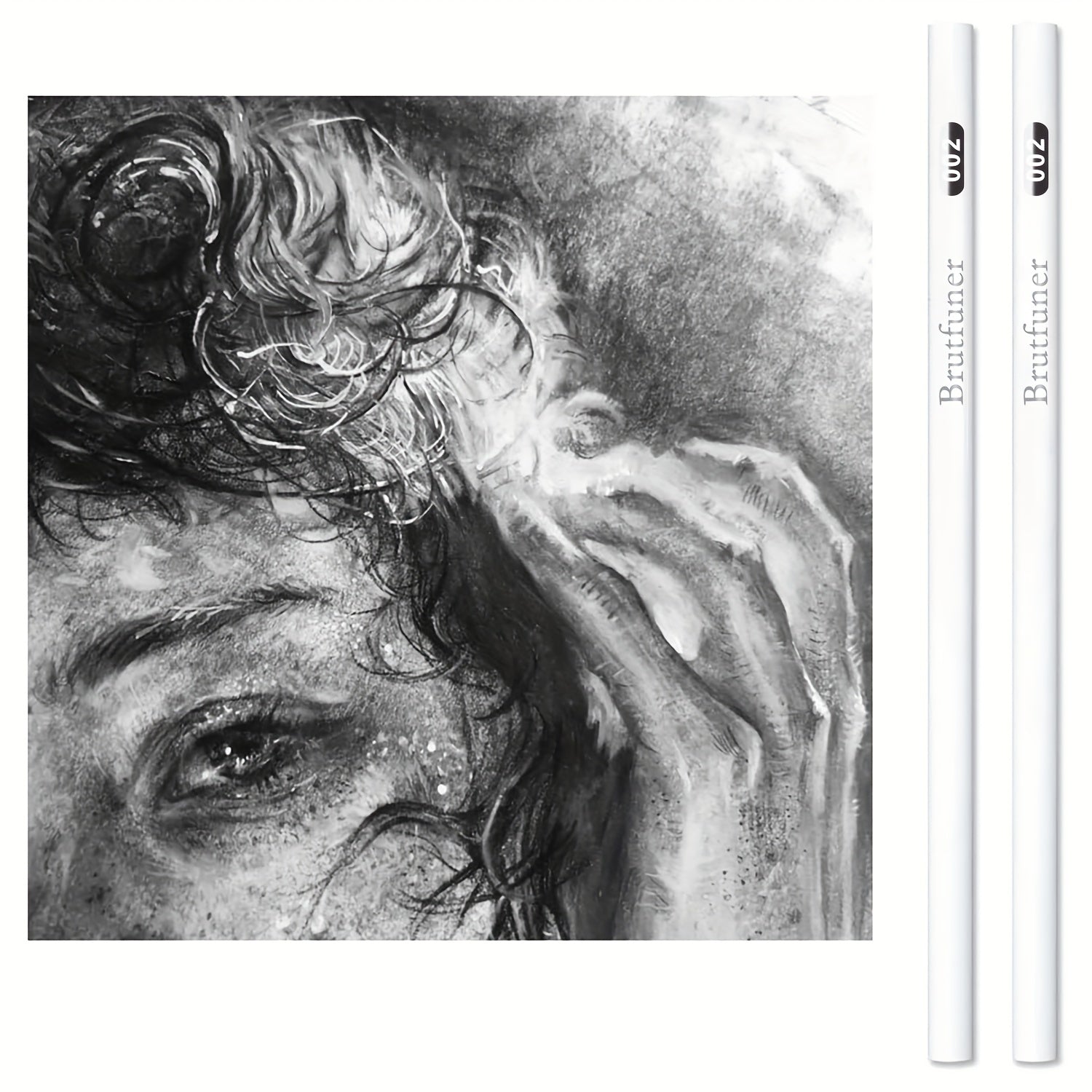 6pcs Sketch Charcoal Pencils for Artist Drawing Sketching Blending