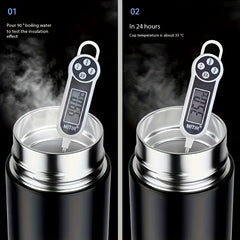 500ml Stainless Steel Water Bottle with Smart Temperature Display