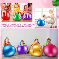 18 inch Pilates Ball Yoga Ball Fitness Balance Workout At Home Gym