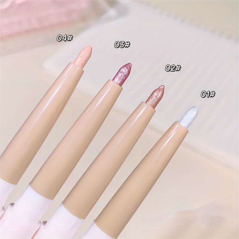Glitter Eyeliner Pen Matte Finish Pearly Under Eye Crease Brightening Outliner