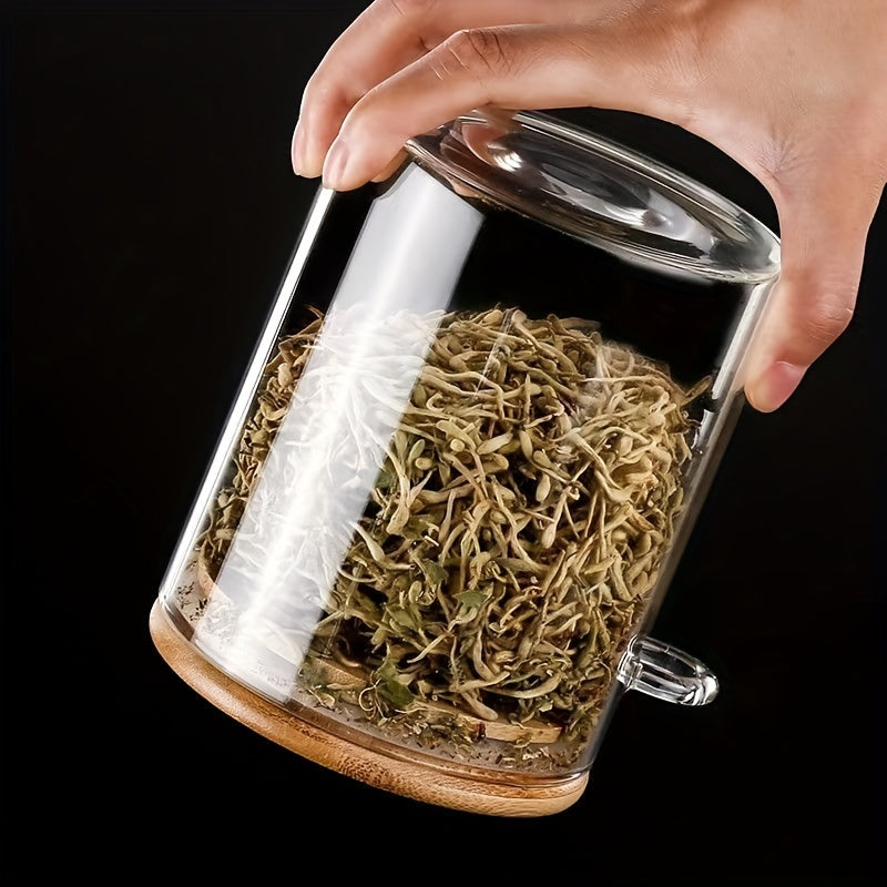 8-Piece Glass Jars with Airtight Lids for Food Storage
