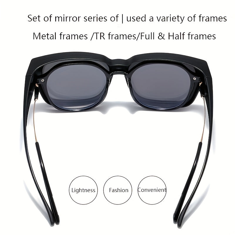 Men's Oversized Sunglasses Anti Glare UV Protection for Outdoor Activities