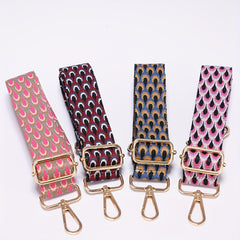 Animal Embroidery Adjustable Strap Wide Nylon Shoulder Strap