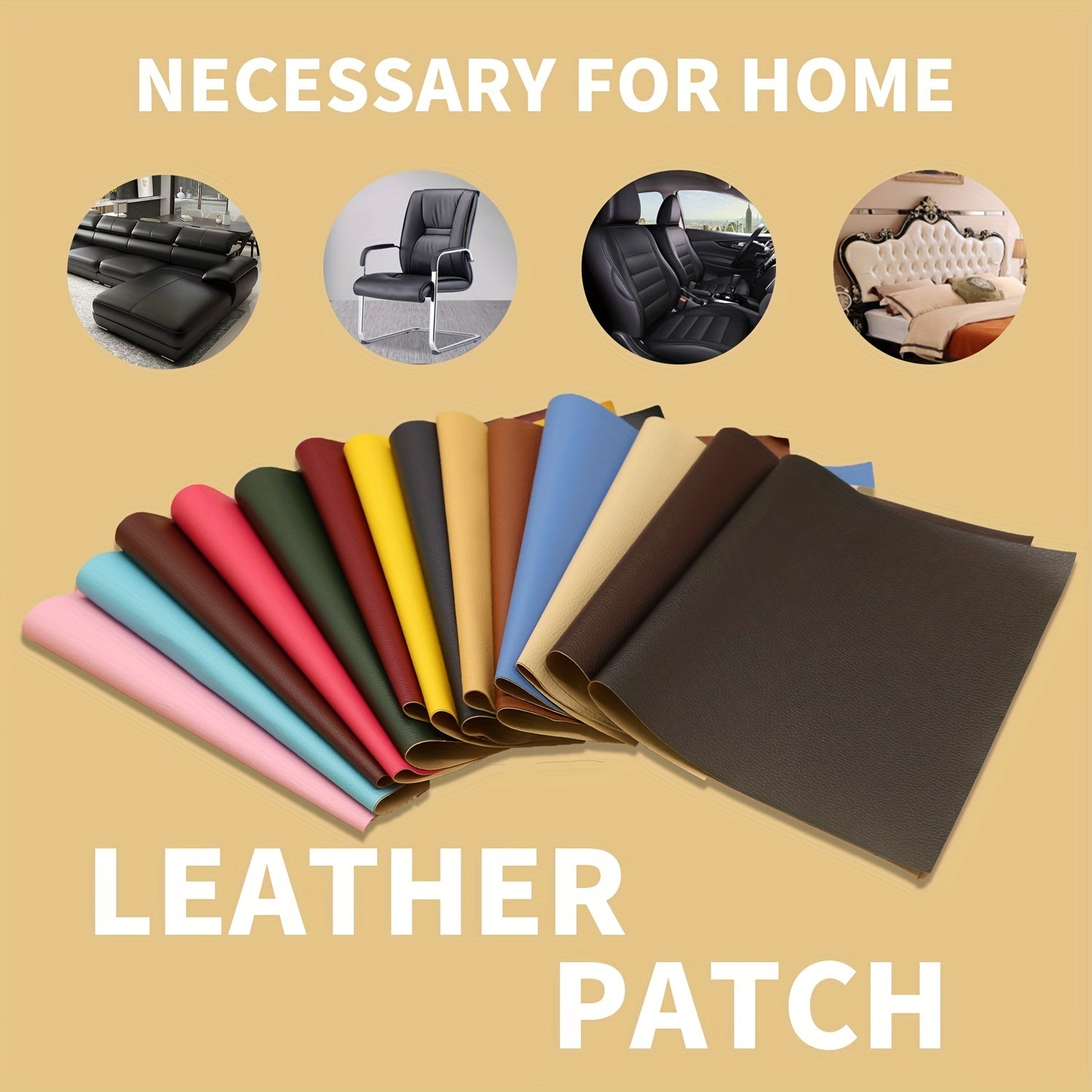 Self-Adhesive Leather Repair Patch Tape Large Size Waterproof Wear-Resistant