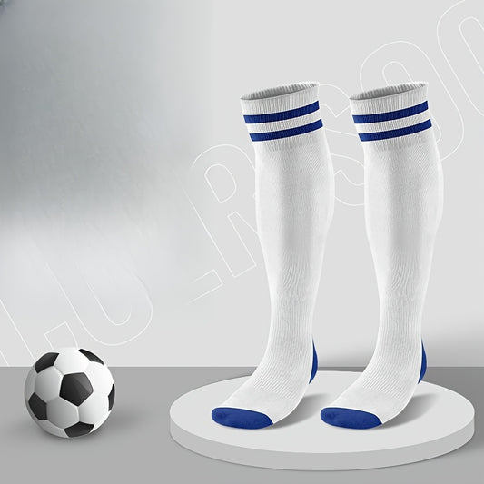 Adult Knee High Football Socks Anti-Slip Thick Sport Soccer Socks