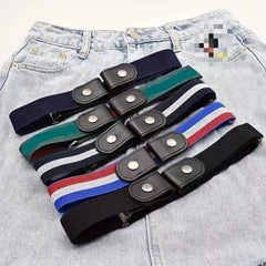 Men's Elastic Invisible Belt for Jeans, No Trace, Versatile