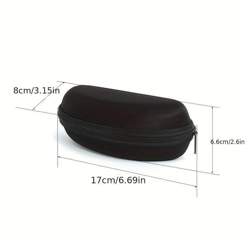Zipper Glasses Case Portable Travel Sunglasses Reading Glasses Storage Box