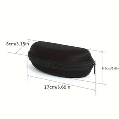 Zipper Glasses Case Portable Travel Sunglasses Reading Glasses Storage Box