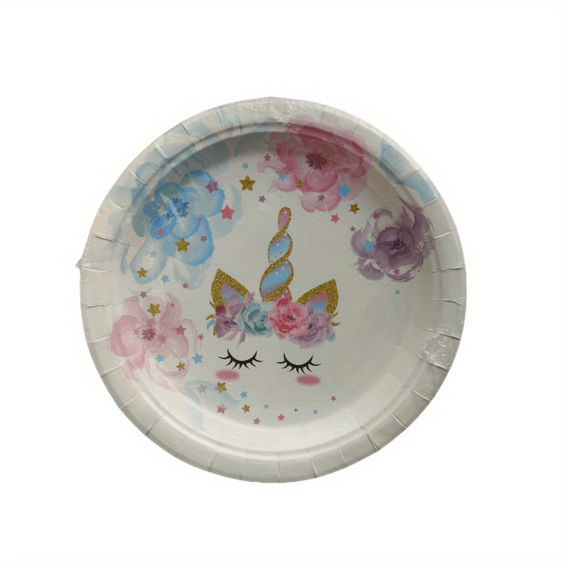 Unicorn Magic 16pc Party Supplies Set for Girls' Birthdays