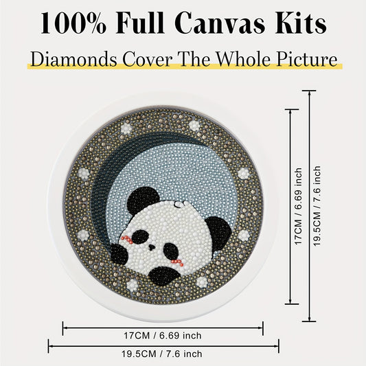 DIY Diamond Painting Cartoon Animal Panda Desktop Wall Ornament