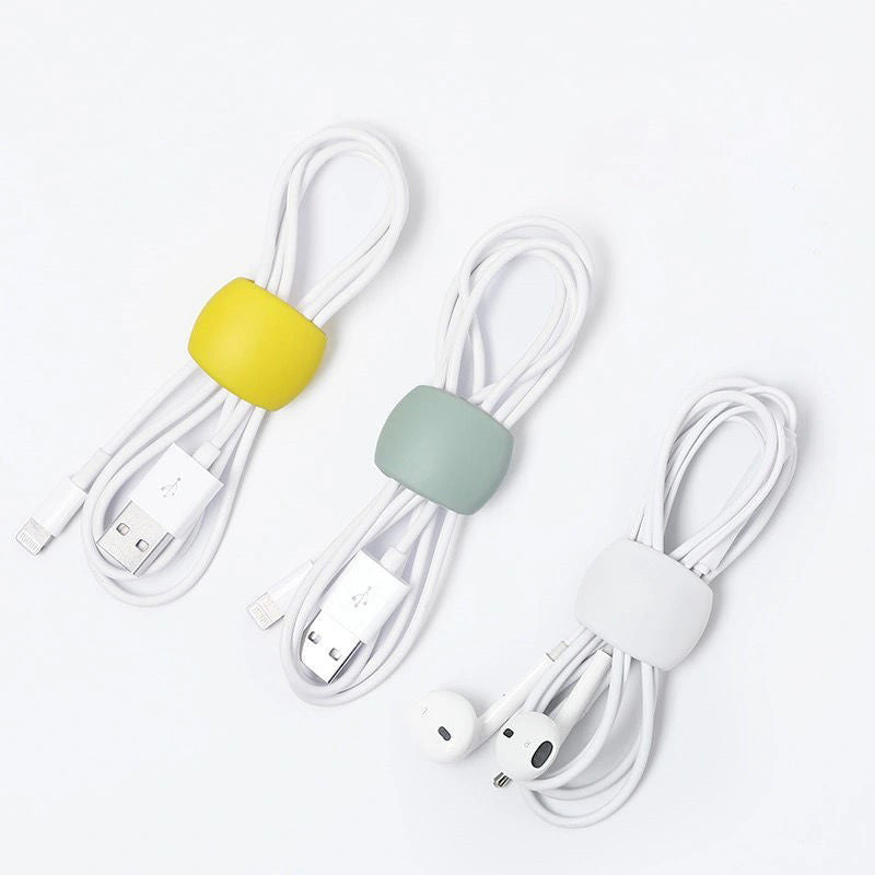 5pcs Cord Holder Cable Organizer Wire Manager Data Cable Storage