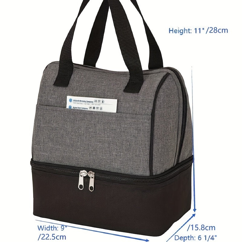 Portable Insulated Lunch Cooler Bag for Outdoor Activities