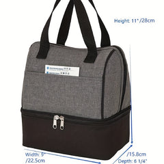 Portable Insulated Lunch Cooler Bag for Outdoor Activities