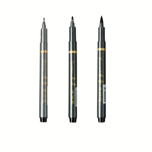 3pcs Calligraphy Hand Lettering Pens Set Art Drawing Sketching