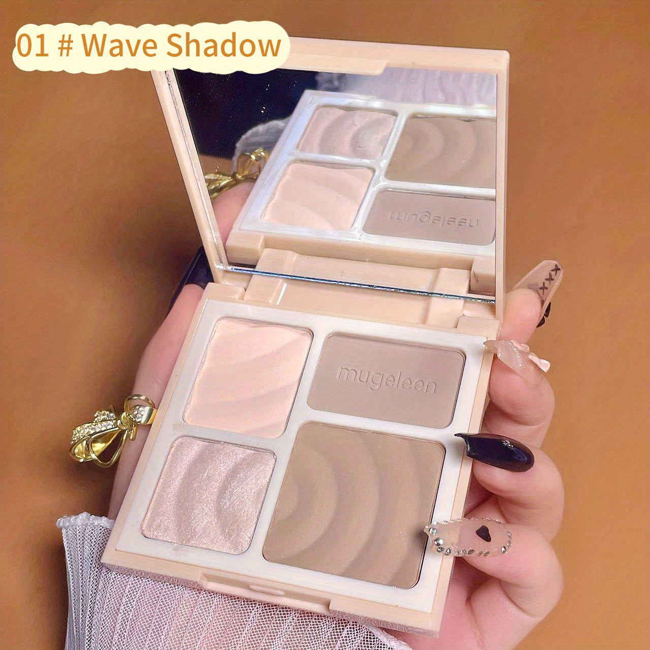 Highlighting Powder Blush Contour Palette Glitter Facial Makeup Powder