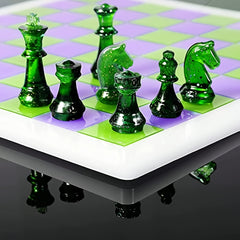 Chess Resin Silicone Mold 16pcs 3D Upgrade Kit Full Size Epoxy Molds