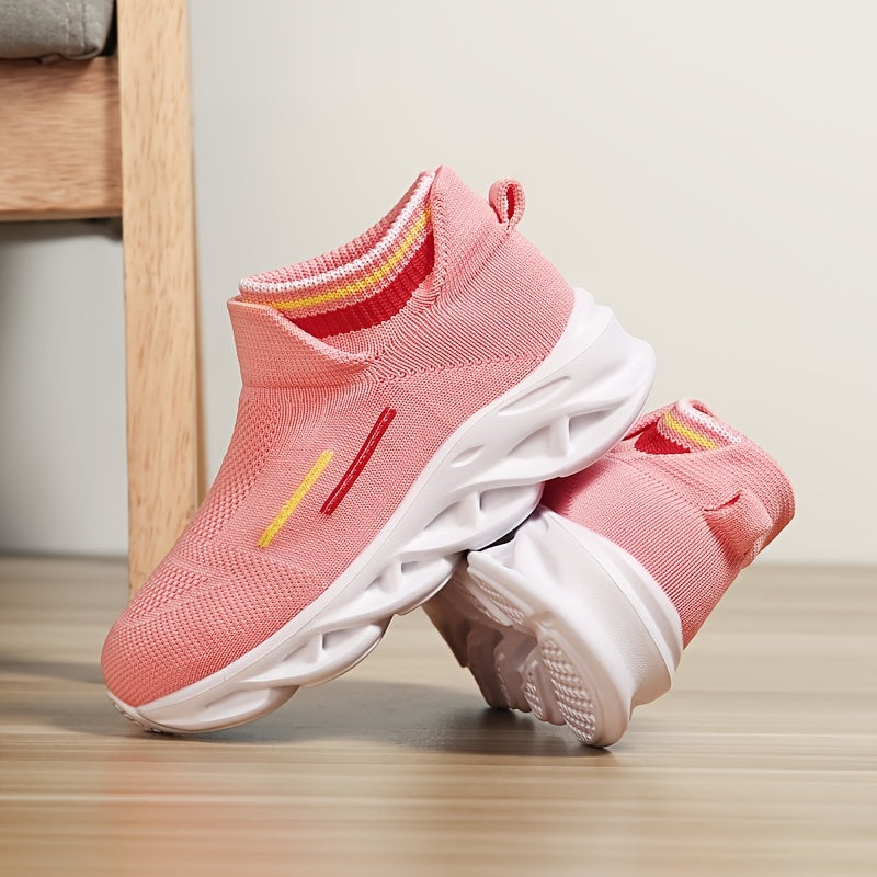 Unisex Casual Sock Shoes Lightweight Slip-on Sneakers for Autumn/Spring