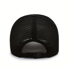 Men's Breathable Mesh Visor Baseball Cap for Summer