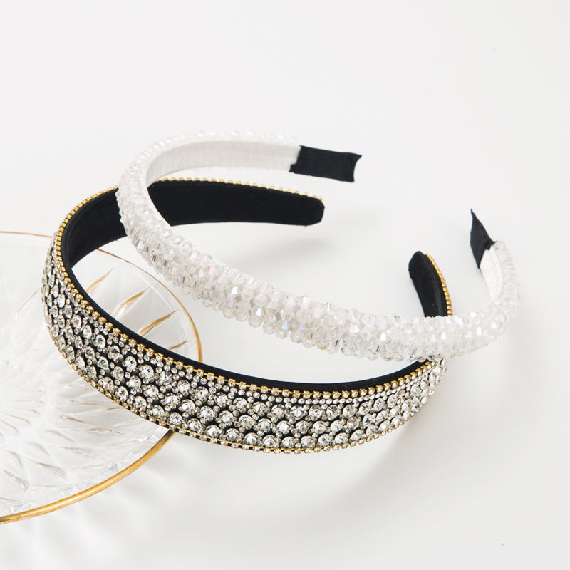 2pcs Rhinestone Headband Crystal Hairband Hair Accessories