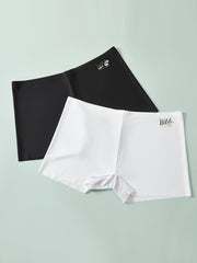 4 Pack Plus Size Seamless High Rise Panties Women's Plus Medium Stretch