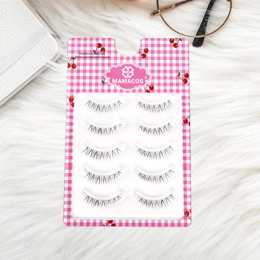 5 Pairs Lower False Eyelashes Natural Reusable Soft Lashes Extension
