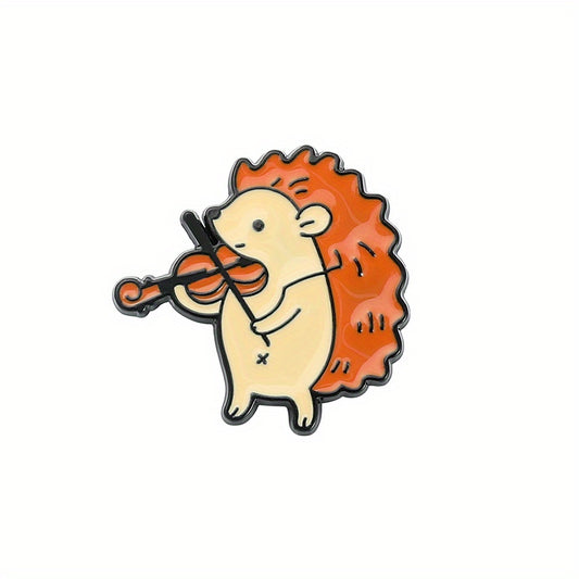 Animal Concert Hedgehog Brooch Metal Sense Costume Bag Accessories