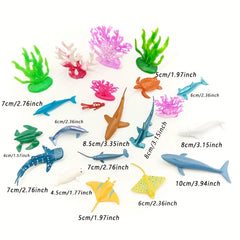 Eco Marine Animal Models Set - Explore and Learn about Sea Creatures