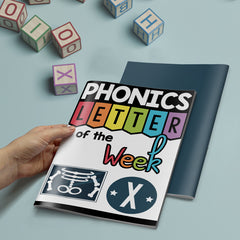 Phonics Workbook Letter X for Kids Reading Writing Activities Mini Books