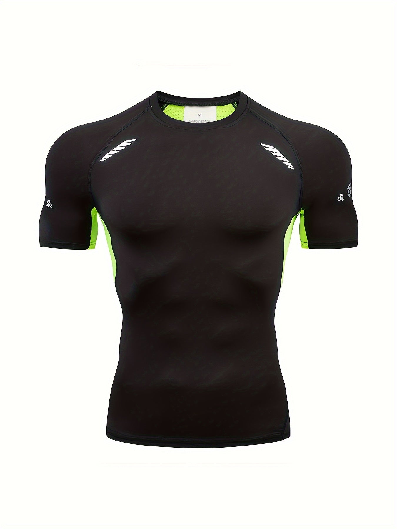 Men's Short Sleeve Compression Shirt Moisture Wicking Baselayer
