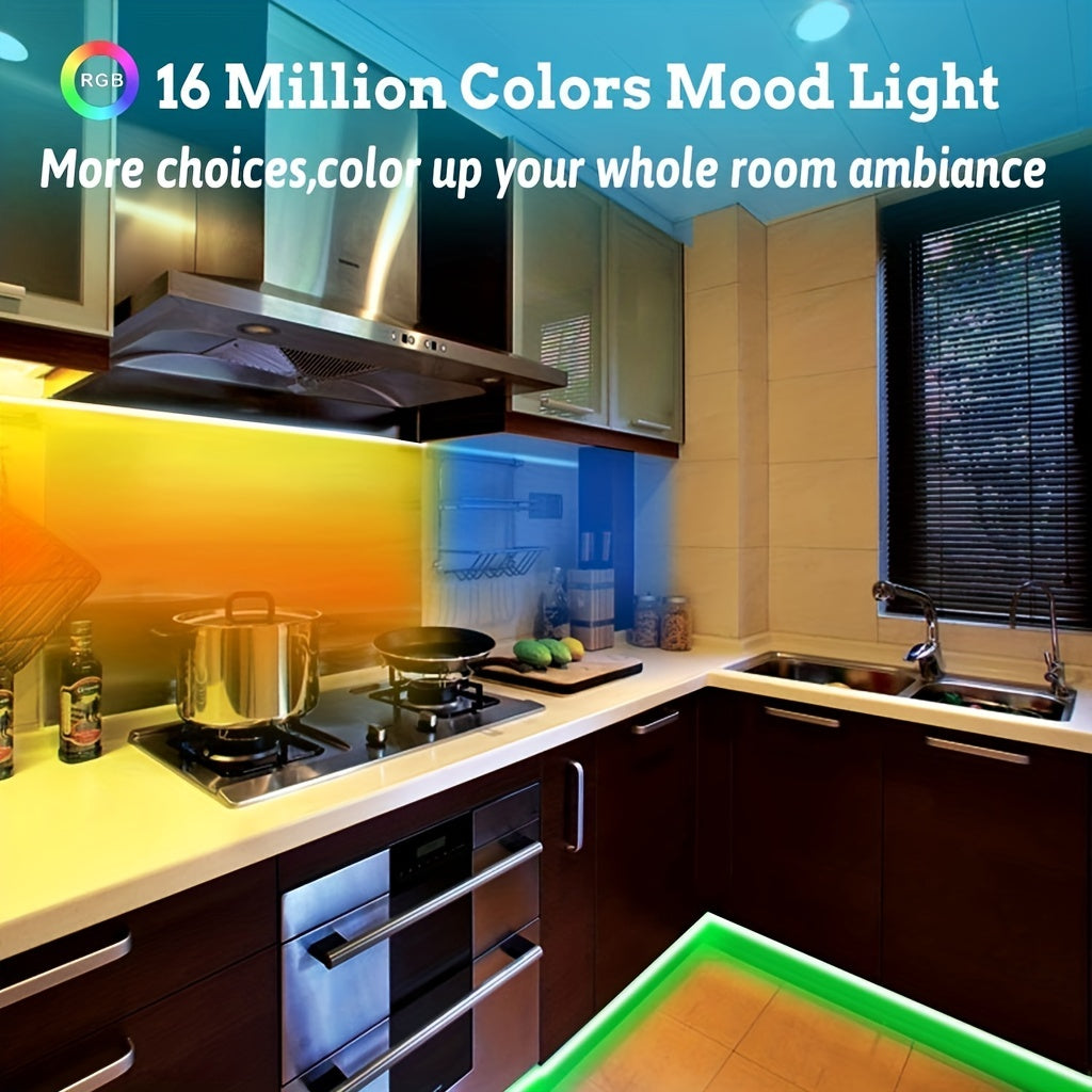 RGB5050 Intelligent LED Strip Lights with Remote Control