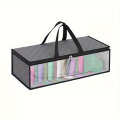 Large Capacity Under Bed Storage Bag with Handles & Visible Window - Space Saver
