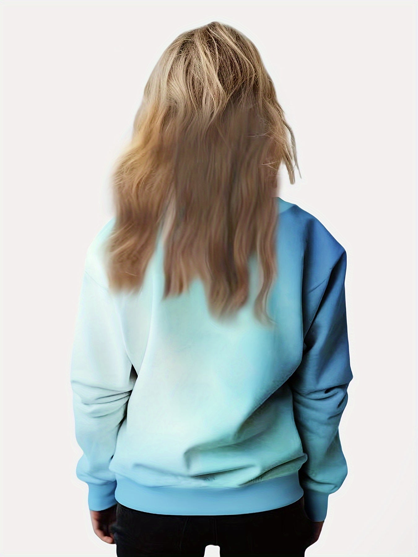 Girls Lovely Unicorn Graphic Crew Neck Sweatshirt For Sports Spring Gift