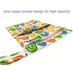 2pcs Wet Dry Bag Waterproof Reusable Diaper Storage Bag for Beach Swimming