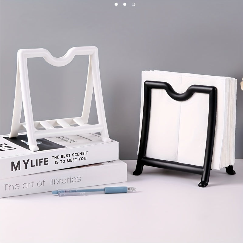 Desktop Pot Cover Frame Storage Stand for Kitchen Utensils