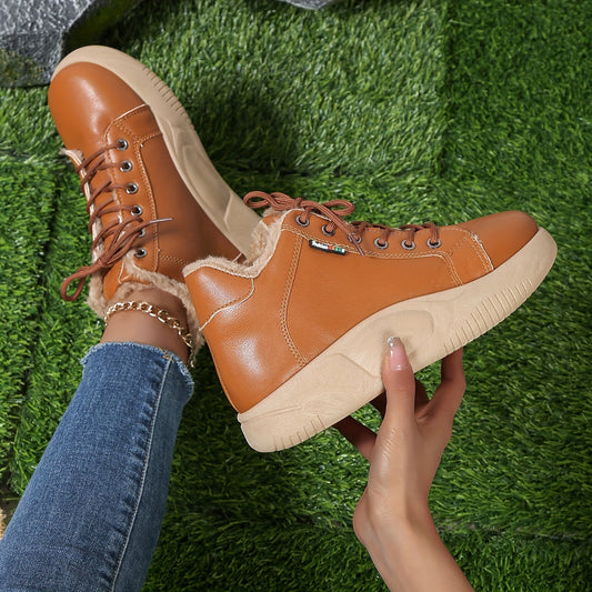 Women's Snow Boots Non-slip Warm Thickened Outdoor Short Boots