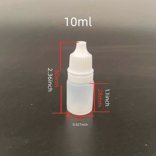 5pcs Empty Plastic Squeezable Liquid Dropper Bottles 5ML-50ML