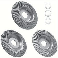 3pcs Silvery 100mm Grinding Discs Set