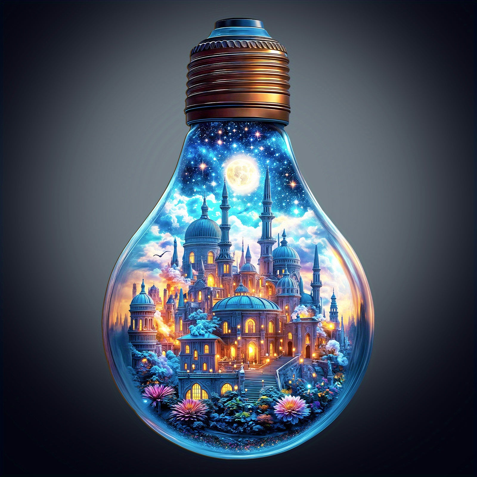 Moonlight Kingdom Puzzle Enchanting Night Scene Artistic Craftsmanship
