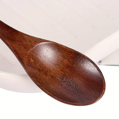 5pcs Wooden Coffee Honey Milk Yogurt Spoons for Parties Kitchens Restaurants